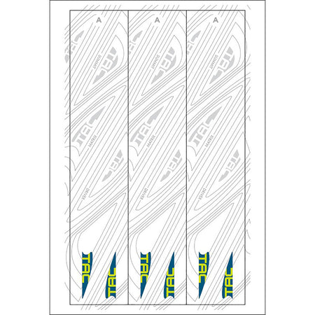 TAC Vanes Arrow Specific Wraps White Size A 3.625 in. 13-Pack