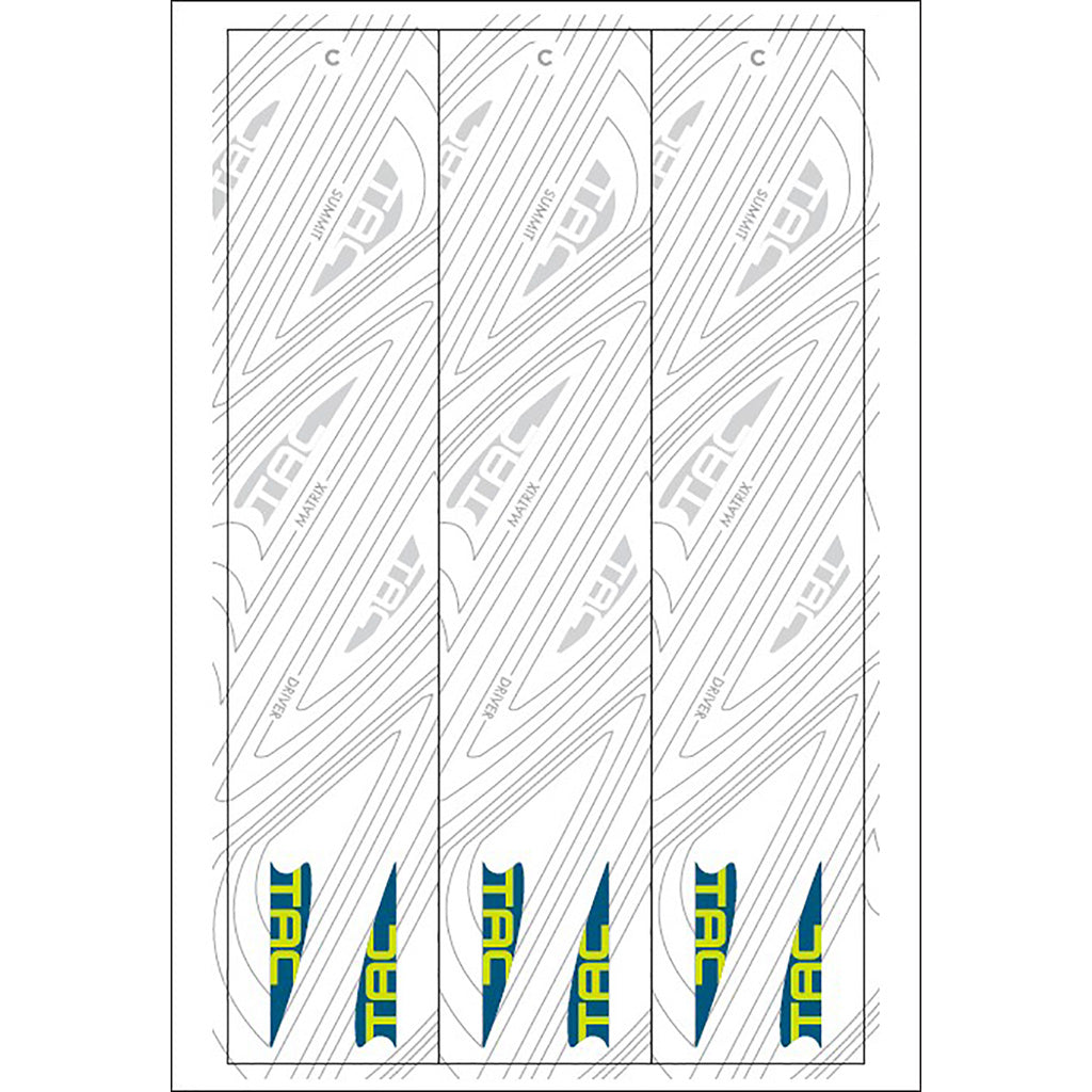 TAC Vanes Arrow Specific Wraps White Size C 4.675 in. 13-Pack