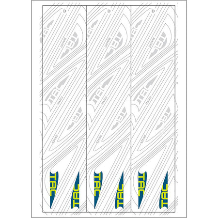 TAC Vanes Arrow Specific Wraps White Size D 4.675 in. 13-Pack