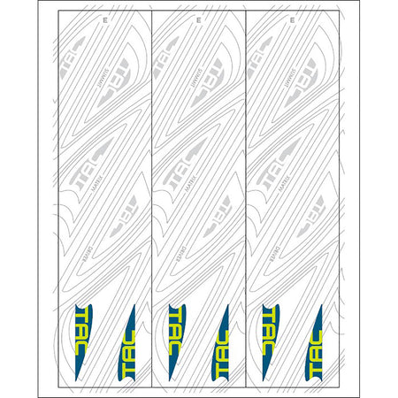 TAC Vanes Arrow Specific Wraps White Size E 4.675 in. 13-Pack