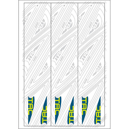 TAC Vanes Arrow Specific Wraps White Size F 5.5 in. 13-Pack