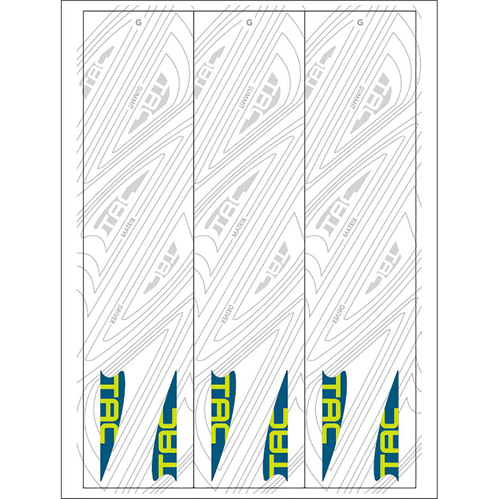 TAC Vanes Arrow Specific Wraps White Size G 5.5 in. 13-Pack
