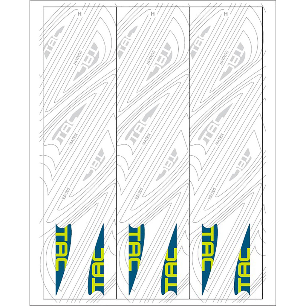 TAC Vanes Arrow Specific Wraps White Size H 5.5 in. 13-Pack