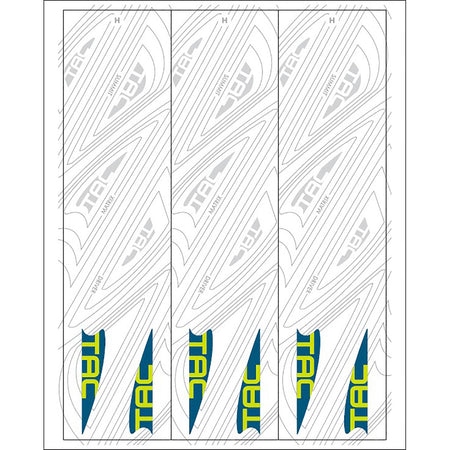 TAC Vanes Arrow Specific Wraps White Size H 5.5 in. 13-Pack