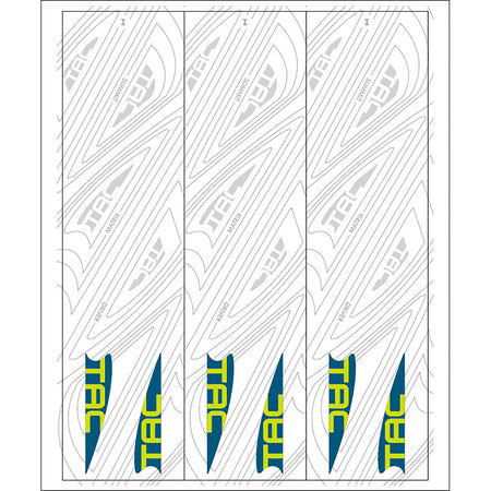 TAC Vanes Arrow Specific Wraps White Size I 5.5 in. 13-Pack