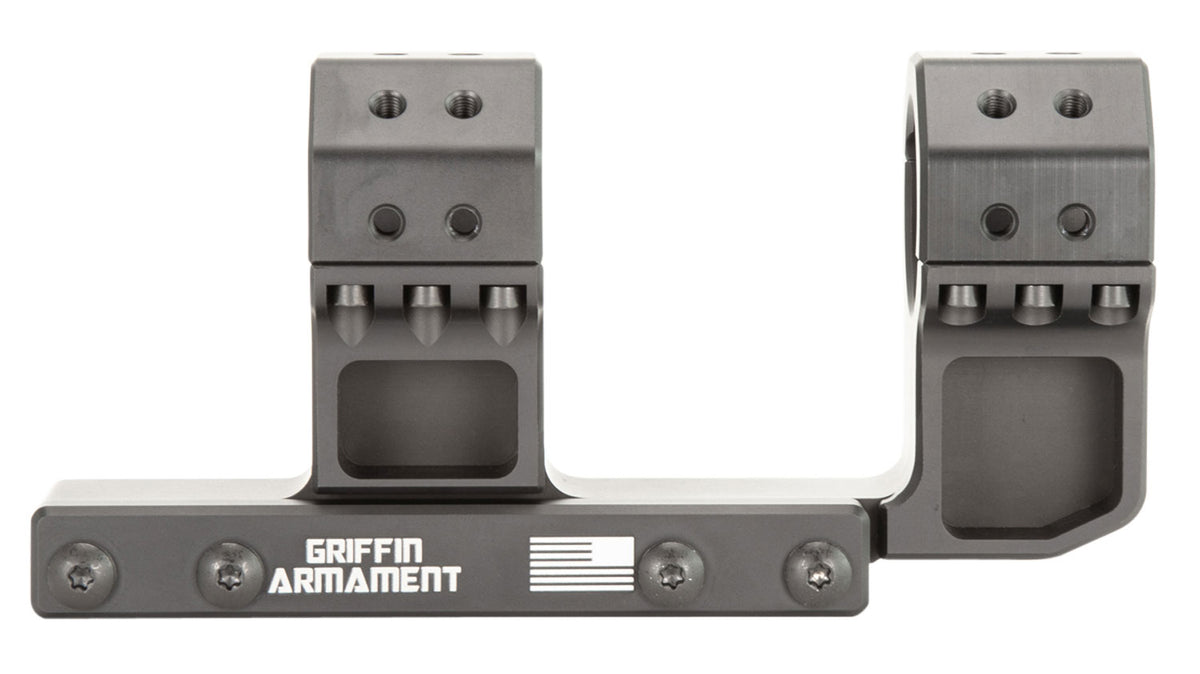 Griffin Armament SMC193H30MM SPRM Scope Mount Ring Combo Black Anodized 30mm
