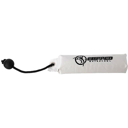 Cupped Canvas Dog Training Dummy, White and Black