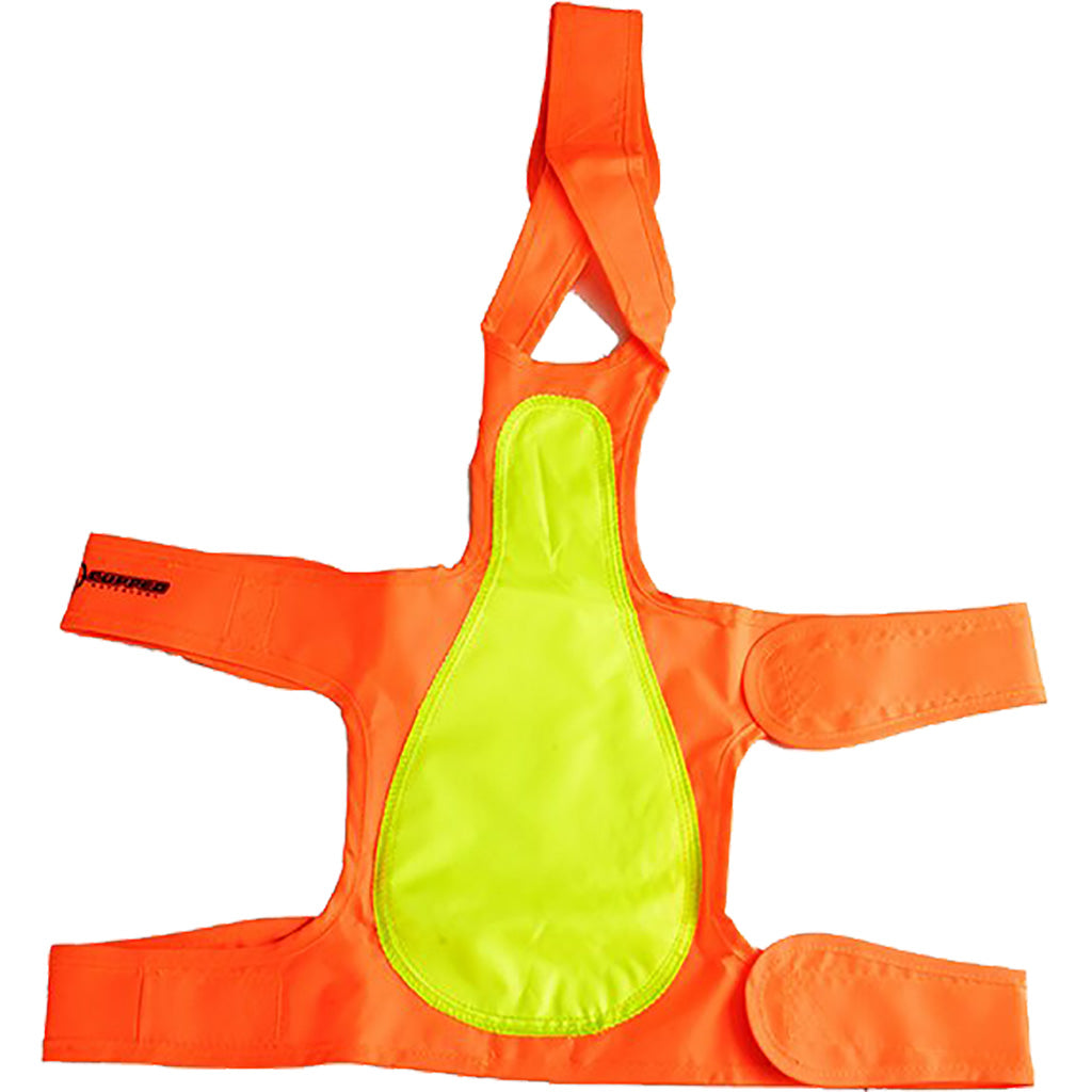 Cupped Blaze Orange Dog Vest for Hunting