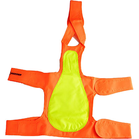 Cupped Blaze Orange Dog Vest for Hunting