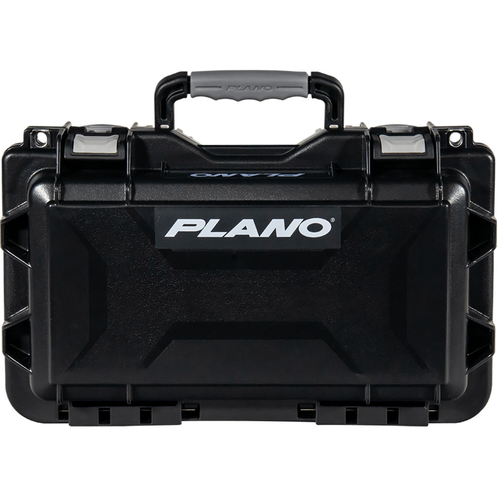 Plano Element Large Pistol and Accessory Case, Black with Grey Accents