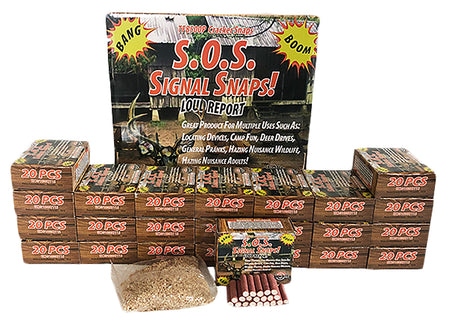 Tannerite SOS Signal Snaps Fuseless Impact Firecracker 480 Snaps (24 Boxes of 20)