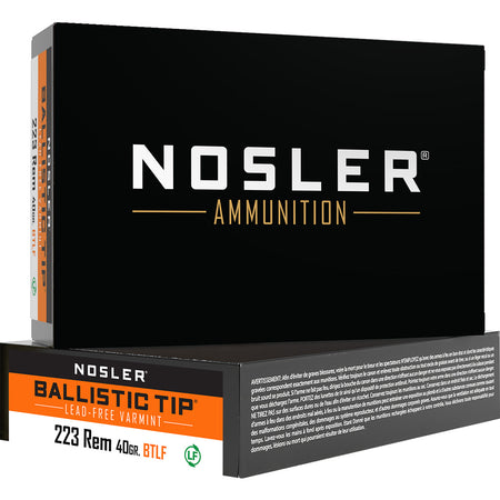 Nosler 61048 Varmint Ballistic Tip Lead Free Ballistic Tip  40 Grain .223 Remington