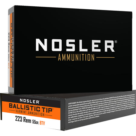 Nosler 61025 Varmint Ballistic Tip SP  55 Grain .223 Remington