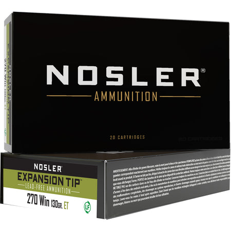 Nosler 40031 Expansion Tip SP  130 Grain .270 Winchester
