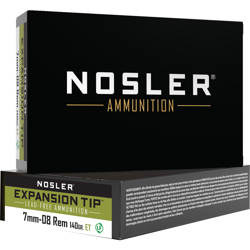 Nosler 40033 Expansion Tip SP  140 Grain 7mm-08 Remington