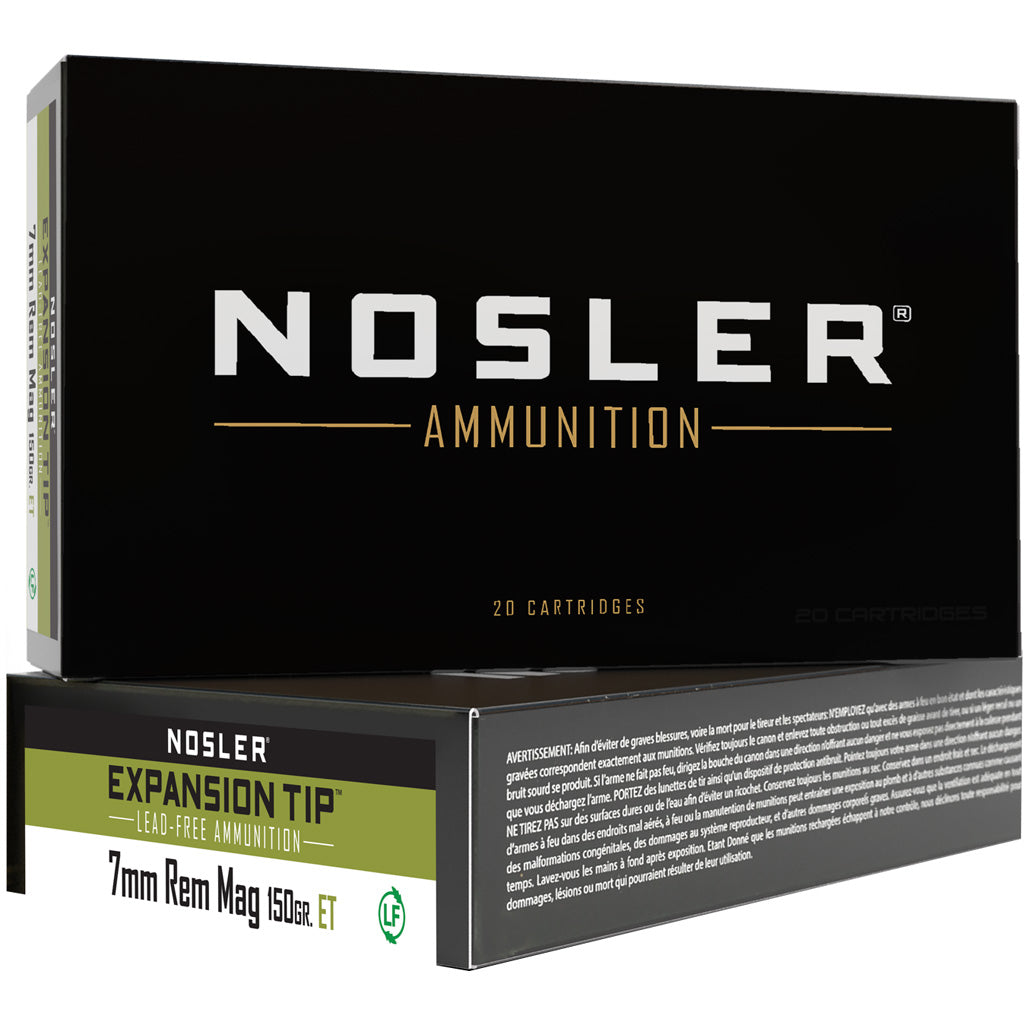 Nosler Expansion Tip 7mm Remington Mag 150 gr PolyTip ammo