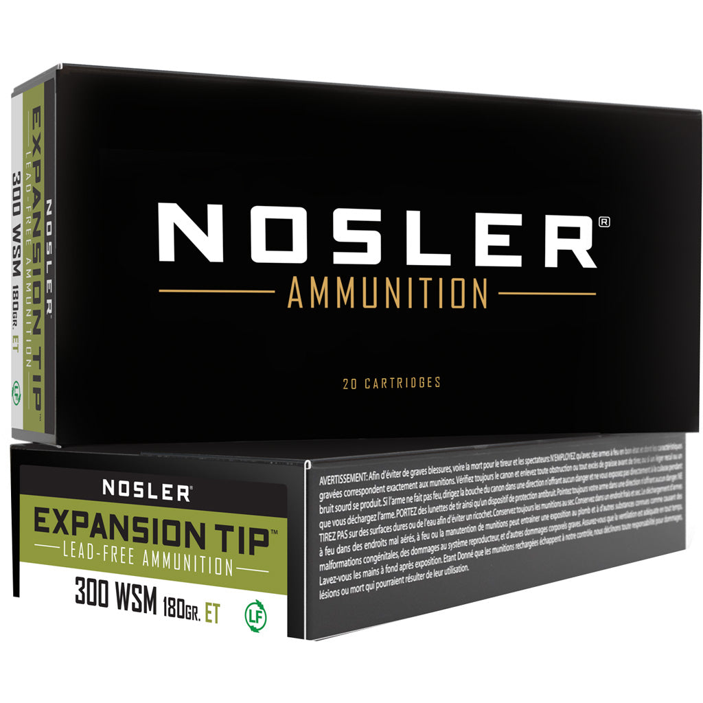 Nosler Expansion Tip SP .300 WSM 180 gr PolyTip ammo