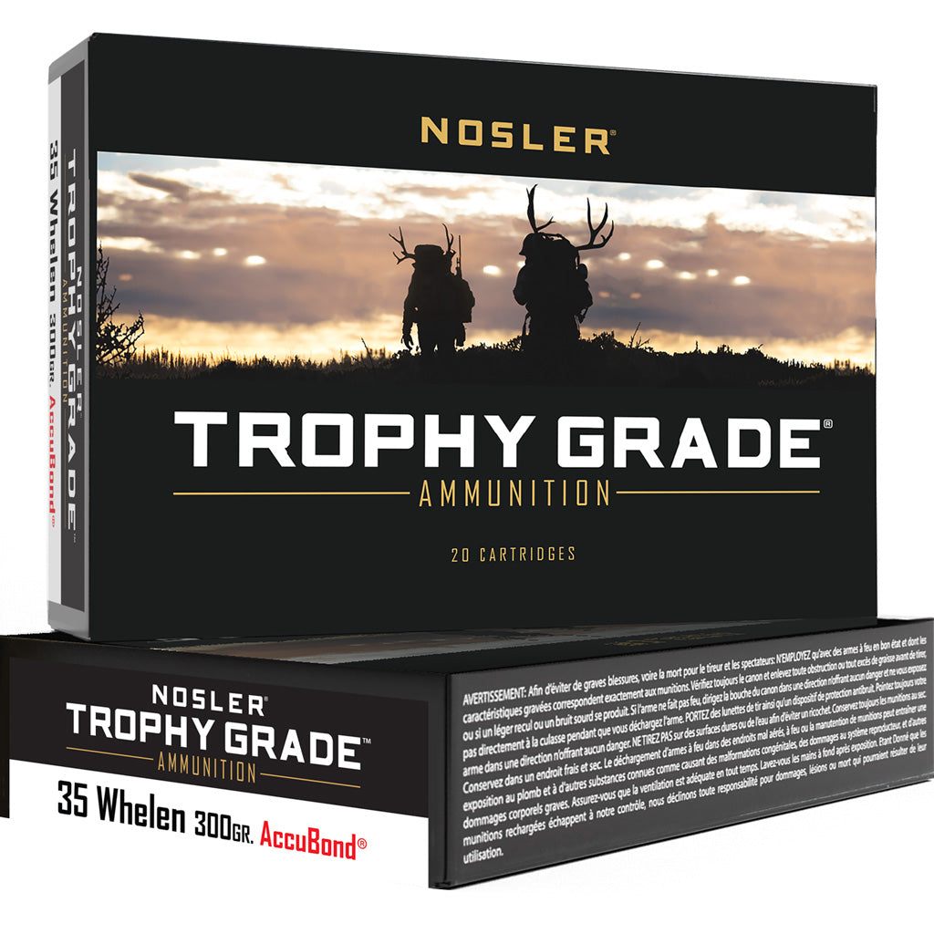 Nosler Trophy Grade .35 Whelen 225 gr PolyTip ammo