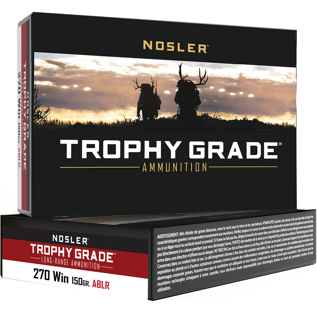 Nosler 60125 Trophy Grade Nosler Spitzer AccuBond Long Range  150 Grain .270 Winchester