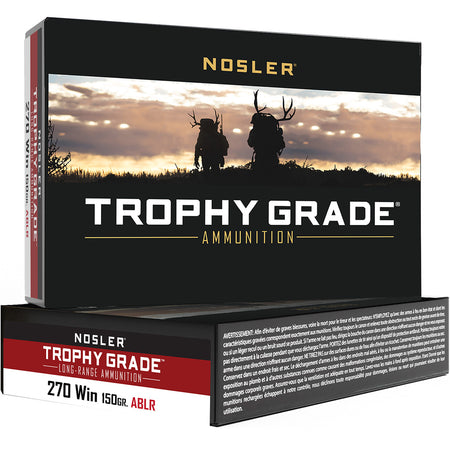 Nosler 60125 Trophy Grade Nosler Spitzer AccuBond Long Range  150 Grain .270 Winchester