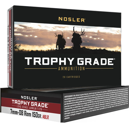 Nosler 61020 Trophy Grade AccuBond Long Range  150 Grain 7mm-08 Remington
