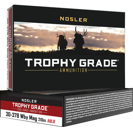Nosler 60133 Trophy Grade Nosler Spitzer AccuBond Long Range  210 Grain .30-378 Weatherby Mag