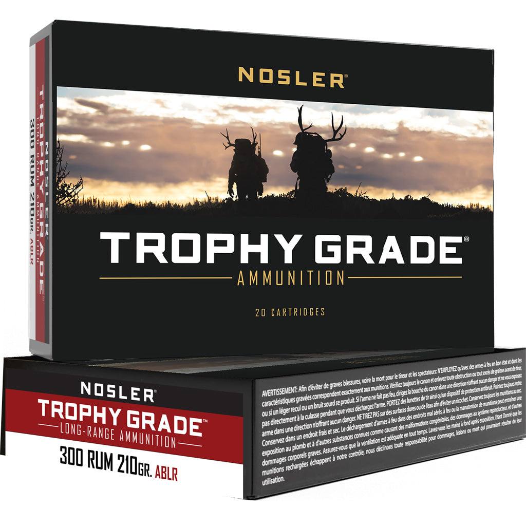 Nosler 60129 Trophy Grade Nosler Spitzer AccuBond Long Range  210 Grain .300 RUM