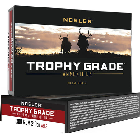 Nosler 60129 Trophy Grade Nosler Spitzer AccuBond Long Range  210 Grain .300 RUM