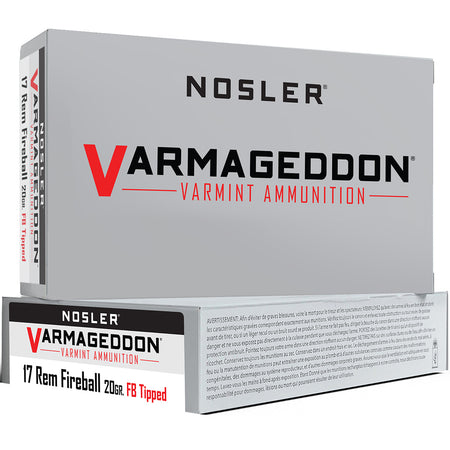 Nosler Varmageddon .17 Remington Fireball 20 gr PolyTip ammo