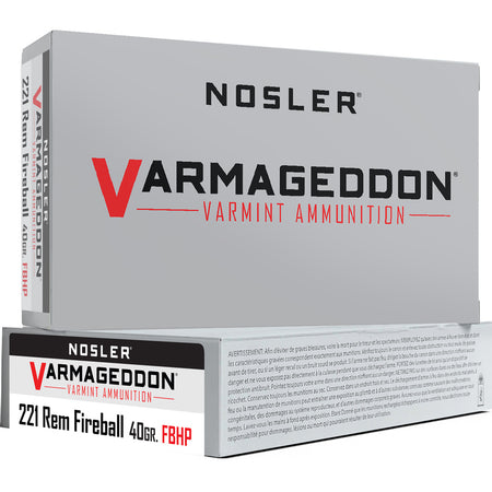 Nosler 65120 Varmageddon Flat Base Hollow Point  40 Grain .221 Remington Fireball
