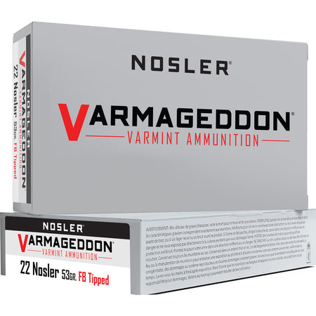 Nosler 65177 Varmageddon FB TIPPED  53 Grain .22 Nosler