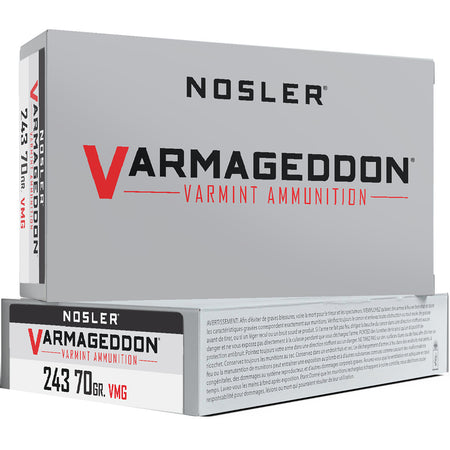Nosler Varmageddon .243 Winchester 70 gr PolyTip ammo