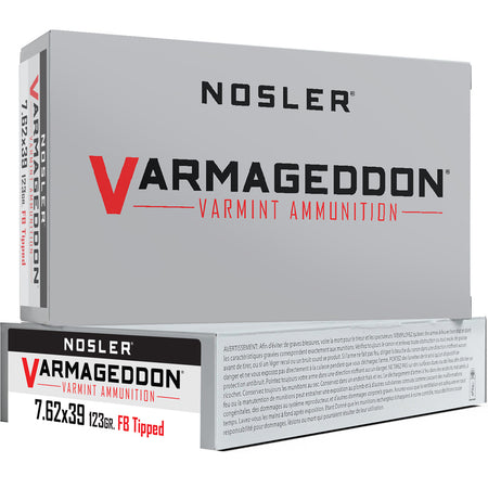 Nosler Varmageddon 7.62x39mm 123 gr PolyTip ammo