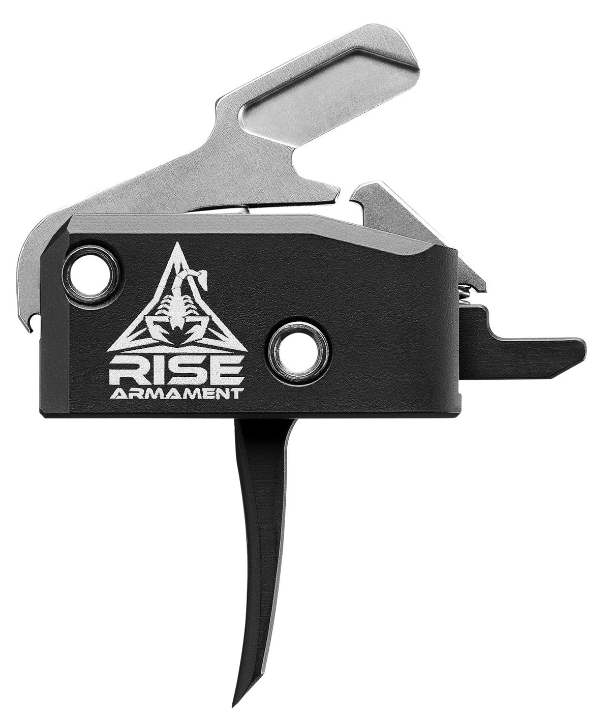 Rise Armament RA434BLKAWP RA-434 High Performance Flat Trigger Single-Stage with Anti-Walk Pins AR Platform