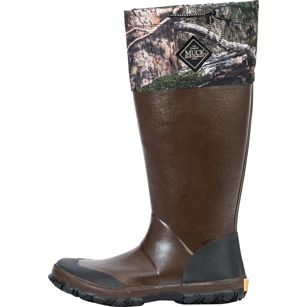 Muck Unisex Forager Tall Waterproof Boot Bark and Mossy Oak Country DNA Size 12