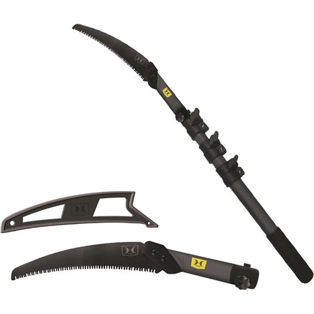 Hawk Helium Adjustable 10 ft. Pole Saw Grey SK5 Steel Blade