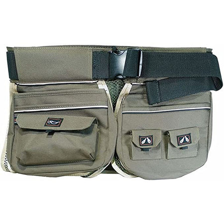 GPS Sporting Clays Mesh Half Shooting Vest Black with Adjustable Belt