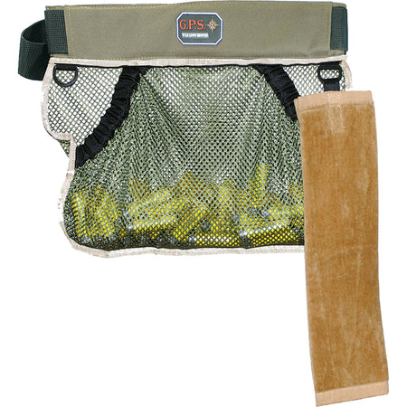 GPS Sporting Clays Mesh Half Shooting Vest Olive with Adjustable Belt