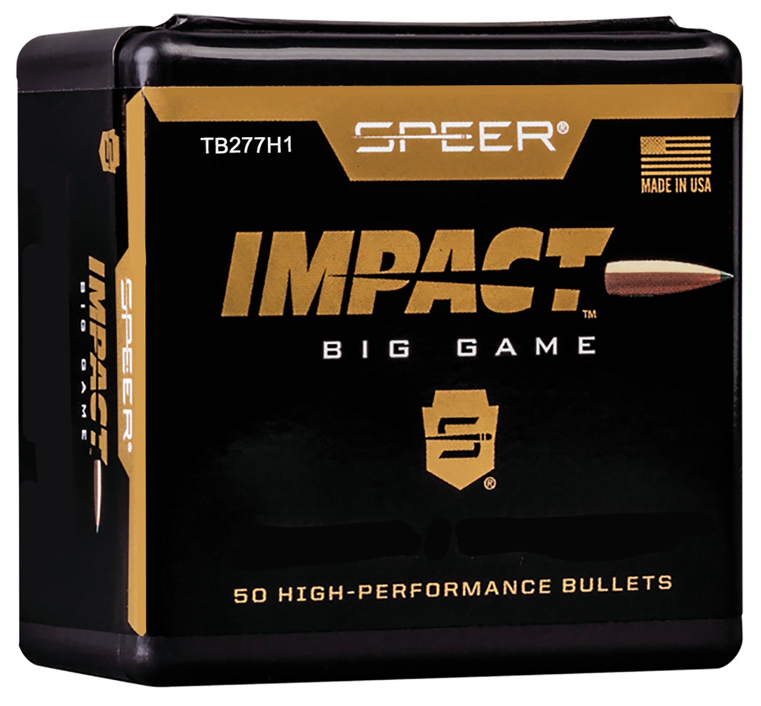Speer TB277H1 277Cal 150gr Molecularly Bonded Impact Bullets 50/Box
