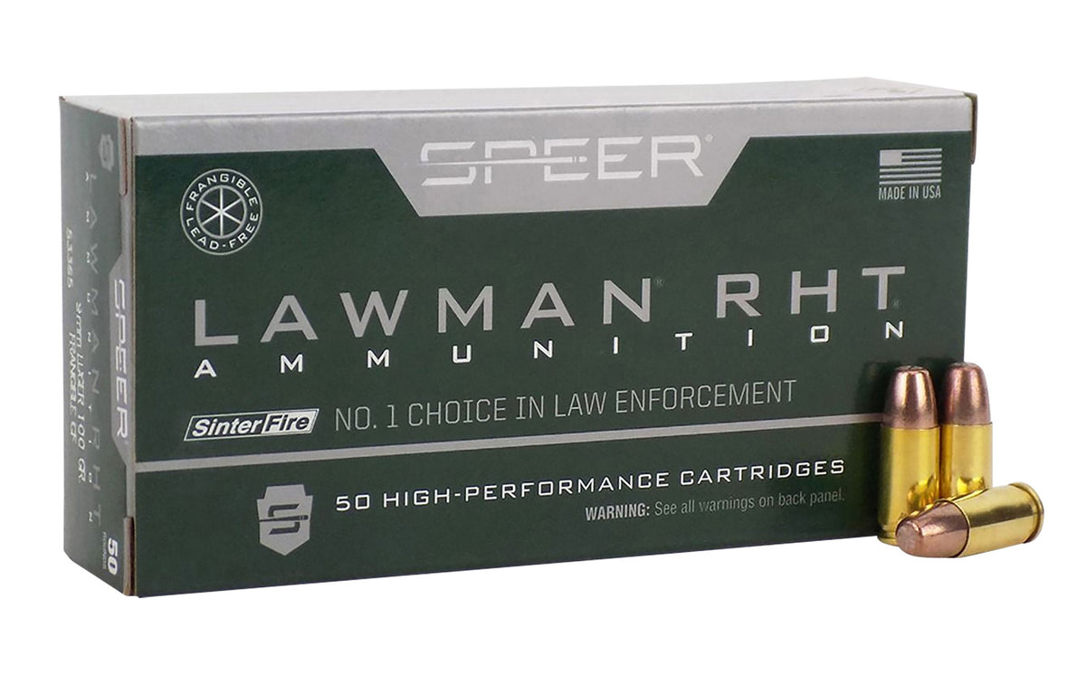 Speer Lawman RHT 9mm Luger / Parabellum 100 gr Solid ammo
