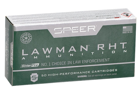 Speer 53375 Lawman Training RHT SinterFire Frangible  125 Grain .40 S&W