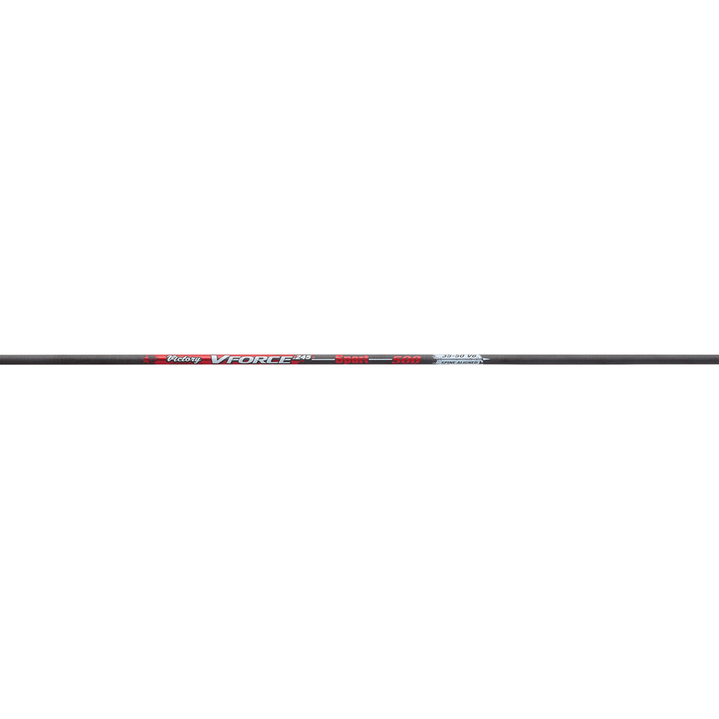 Victory VForce Sport Carbon Arrows 600 Spine 4 in. Feathers 6 Pack