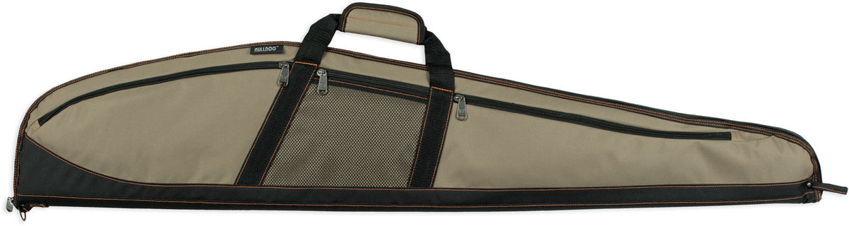 Bulldog BD221 Plus 48" Khaki/Black Trim Water-Resistant Nylon Rifle Case