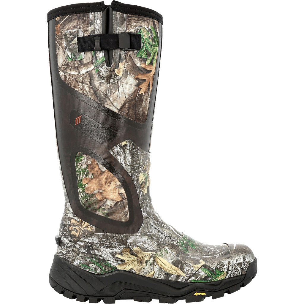 Rocky XRB Waterproof Rubber Hunting Boot Realtree Edge 7mm Size 8