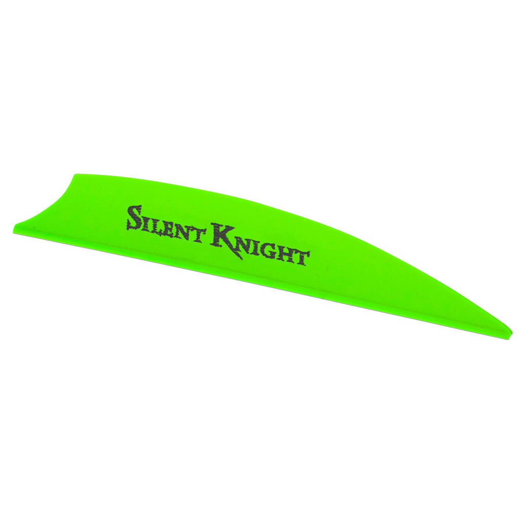 Flex Fletch Silent Knight Vanes 3 in. Flo Green 36 Pack