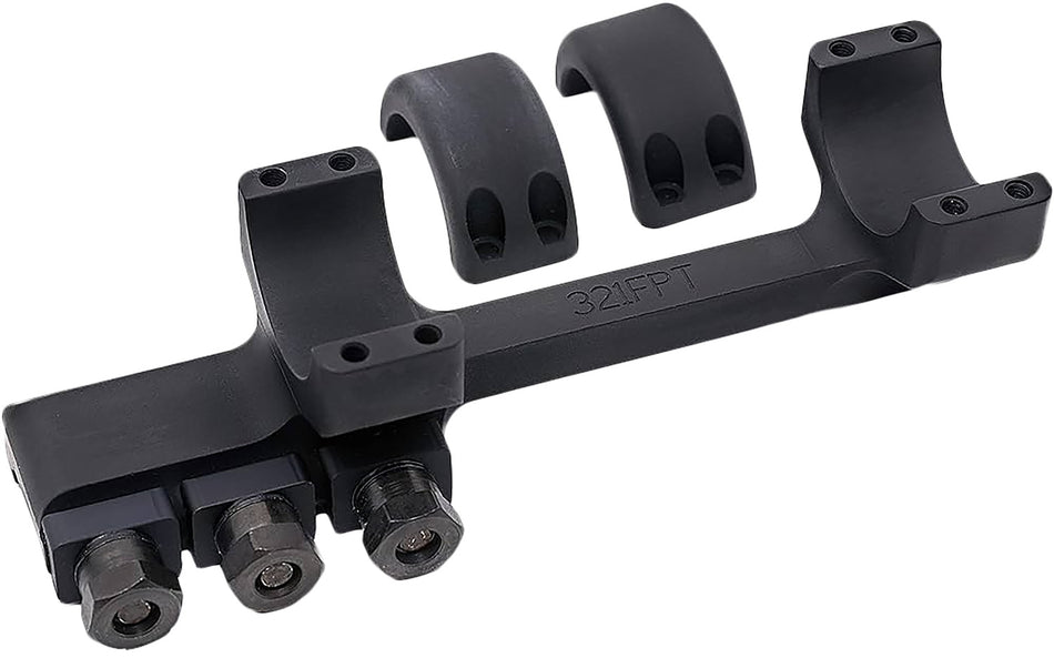 DNZ 321FPT Freedom Reaper 3.8" Forward Picatinny Rail Scope Mount Ring Combo Matte Black
