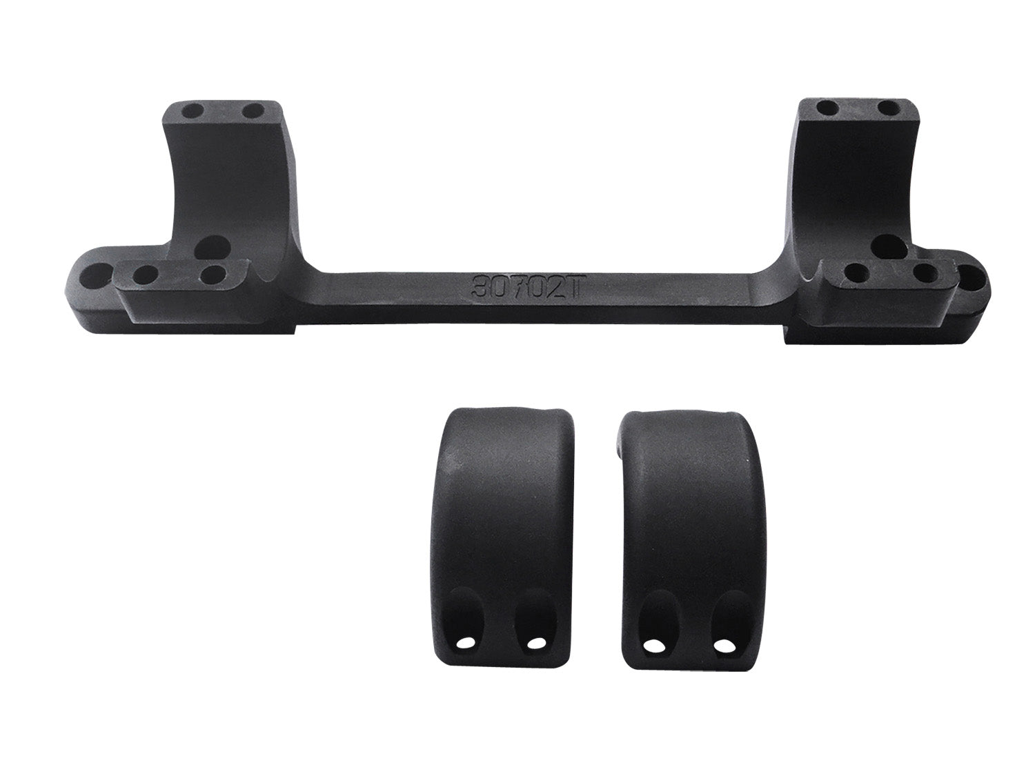 DNZ 30702T Game Reaper Remington Scope Mount and Ring Combo Matte Black 30mm