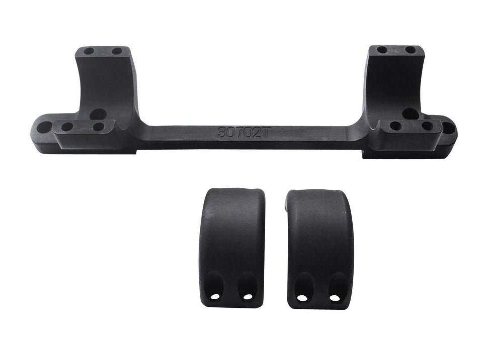 DNZ 30702T Game Reaper Remington Scope Mount and Ring Combo Matte Black 30mm