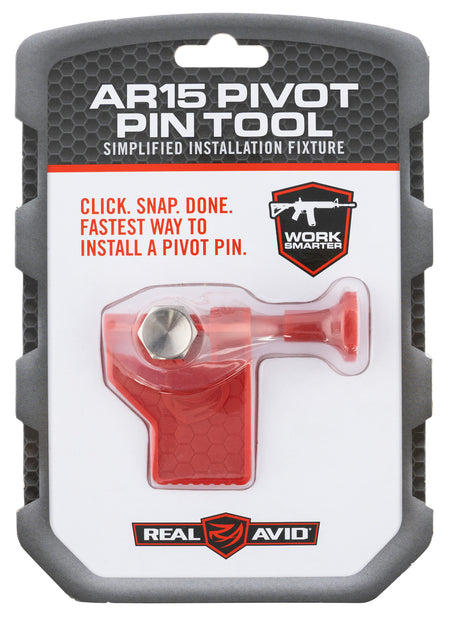Real Avid AVAR15PPT AR-15 Pivot Pin Installation Tool Red Polymer