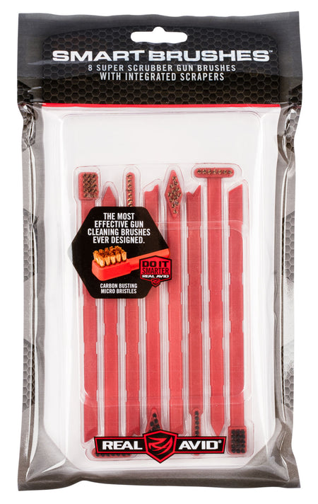Real Avid AVSB01 Smart Brush Multi-Caliber Universal Firearm 8-Pack 5.50" Bronze/Nylon